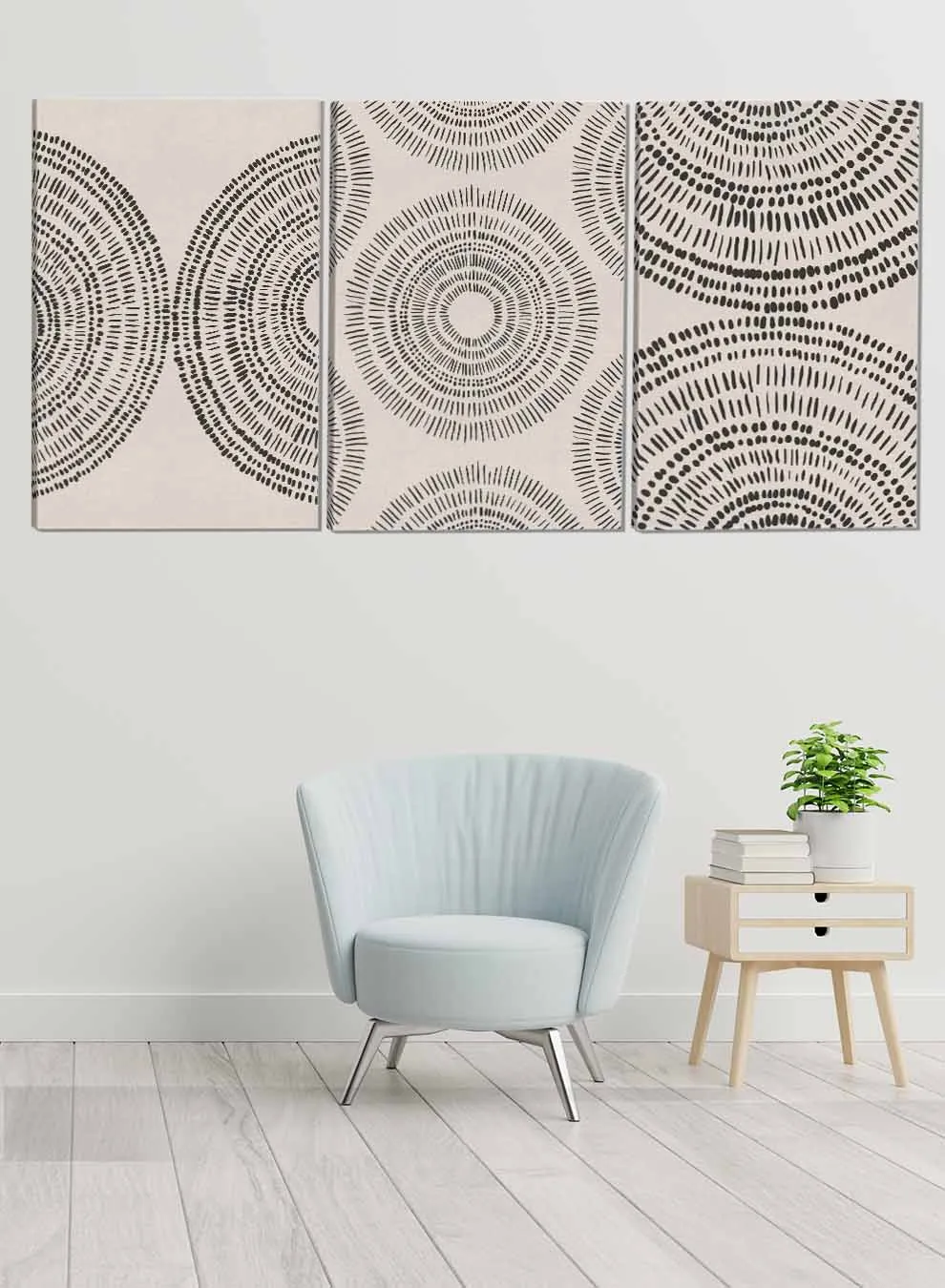 Various Shapes Paintings(set of 3)