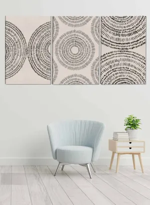 Various Shapes Paintings(set of 3)