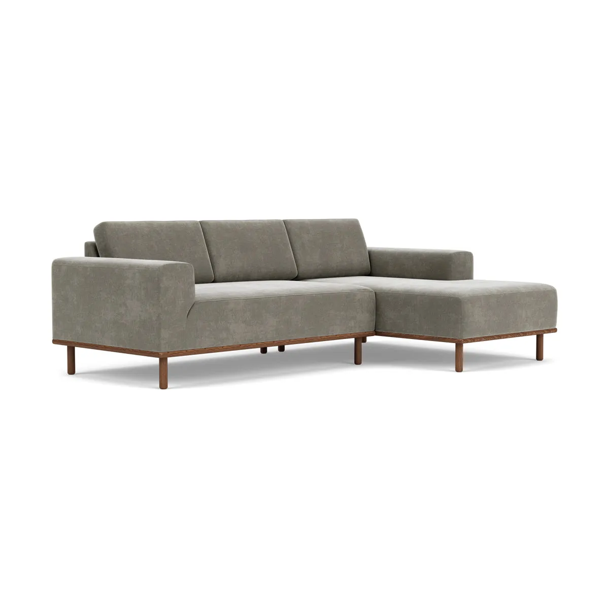 Vilmar Fabric Right Chaise Sofa