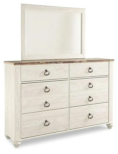 Willowton Dresser and Mirror