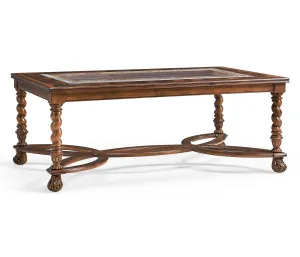 Windsor Collection - Rectangular oyster & glomis coffee table