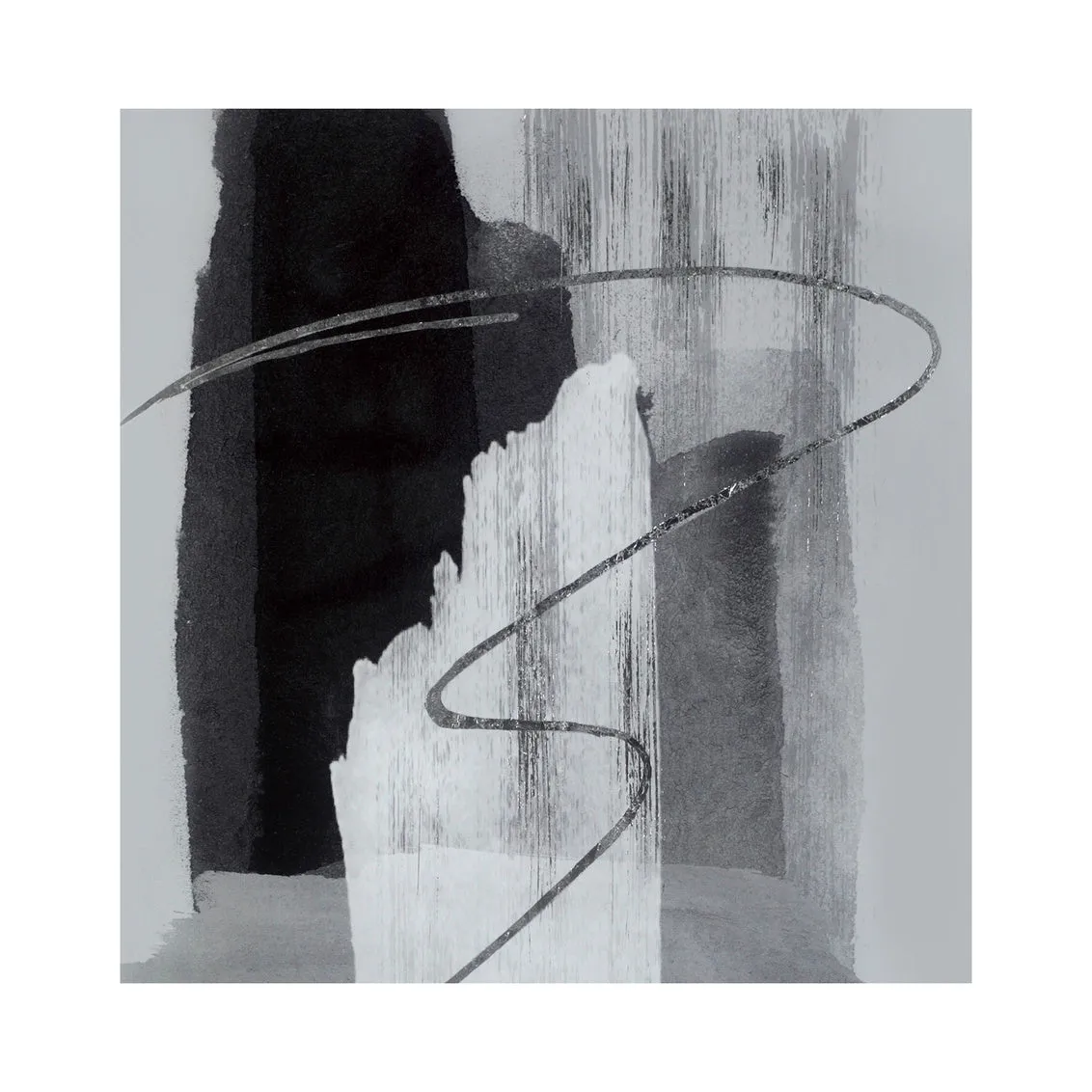 Wisdom 2 Abstrack Ink Print Wall Dcor