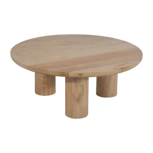 Wood, 35"D  Modern Farmhouse Side Table, Nat Kd