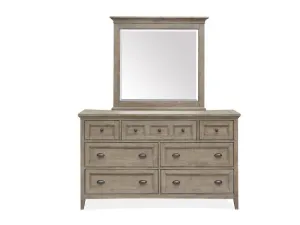 Wood Landscape Mirror
