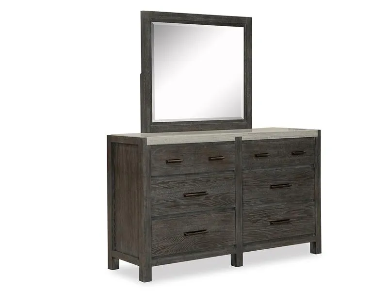 Wood Landscape Mirror