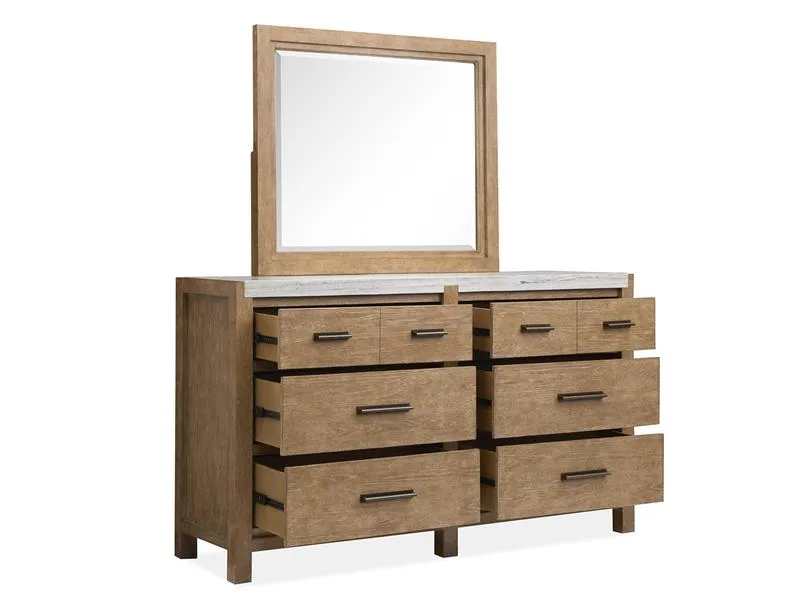 Wood Landscape Mirror