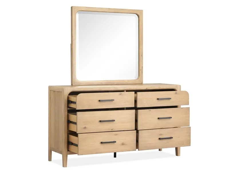 Wood Landscape Mirror