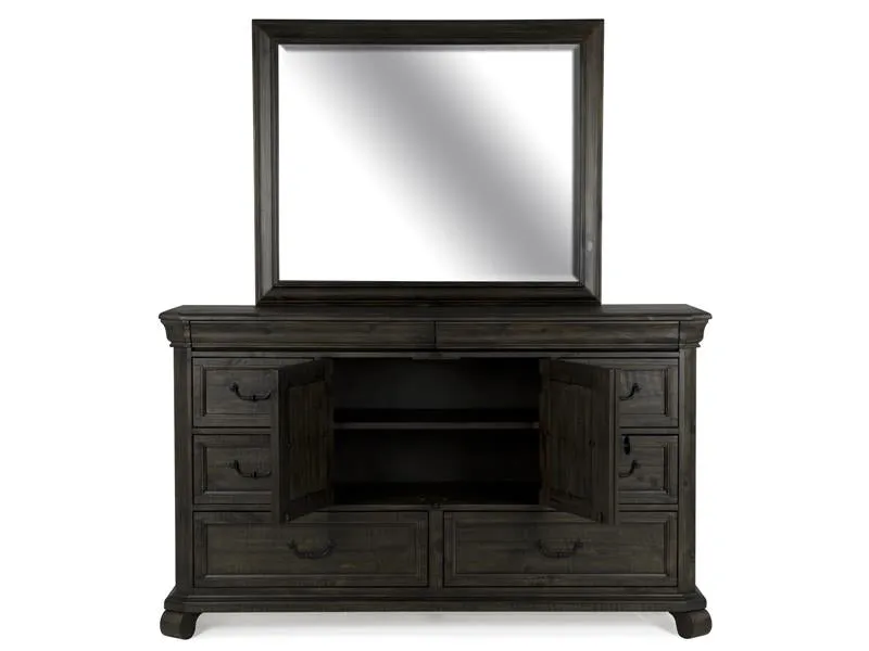 Wood Landscape Mirror