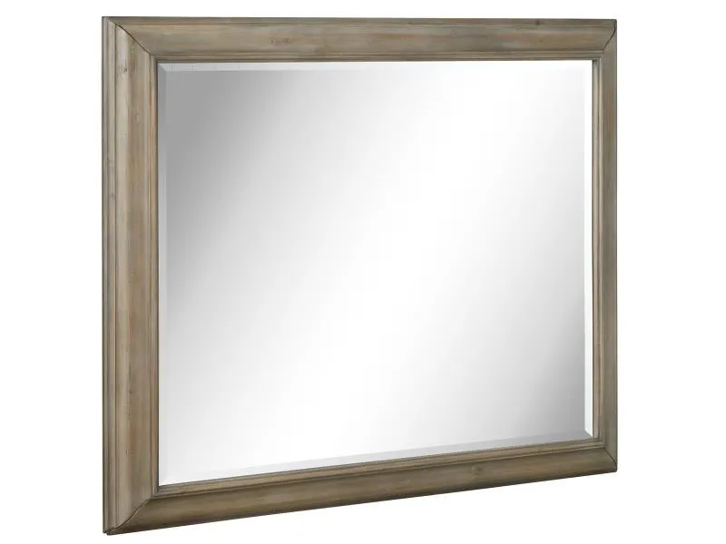 Wood Landscape Mirror