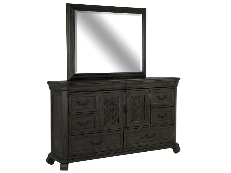 Wood Landscape Mirror