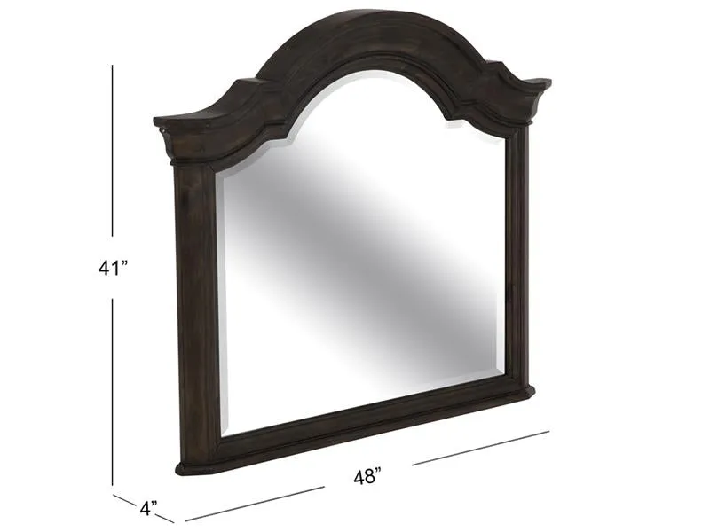 Wood Shaped Mirror