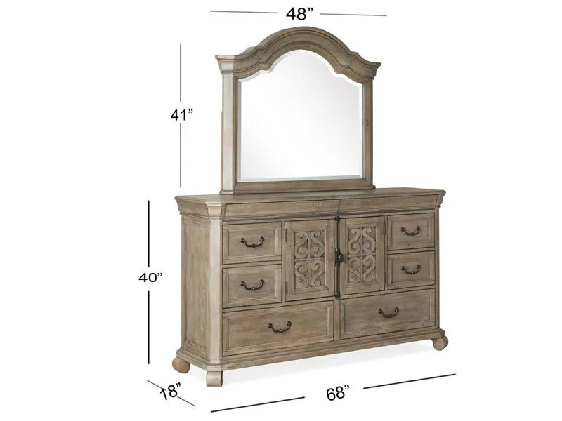 Wood Shaped Mirror